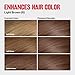 Revlon ColorSilk Tone + Gloss + Care Demi Permanent Hair Color, Dye Kit with Leave-In Scalp and Haircare Serum, 2x Shinier, 4x Stronger, 6 Light Brown, 4.5 fl oz