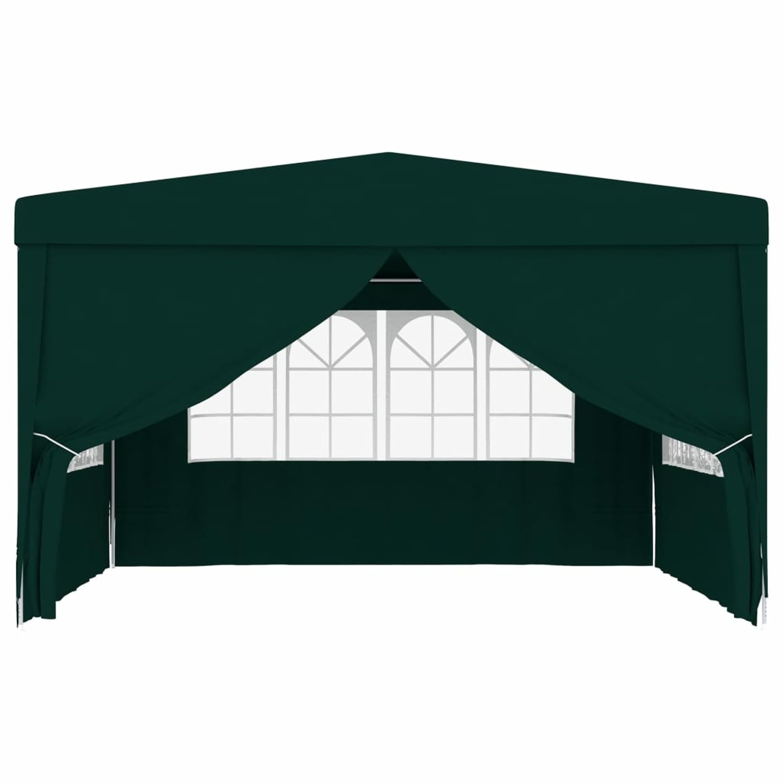 Gazebo Professionale con Pareti 4x4 m Verde 90 g/m²,Gazebo,Gazebo Professionale,Gazebo da Giardino,Gazebo Esterno-48536