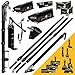 DEWALT MEGA Automatic Taping/Finishing Set - Long Extendable Handles | Auto Taper, MudShot, 10/12" MEGA Flat Boxes, 3/3.5? Angle Heads, Corner Roller, Handles, Pump, Gooseneck | DXTT-2-611
