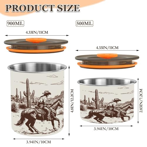 Envase de acero inoxidable para café 17oz con tapa hermética miniatura 2