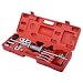Goplus 16PC Slide Hammer Dent Puller 2/3 Jaw External Internal Oil Seal Bearing Remover