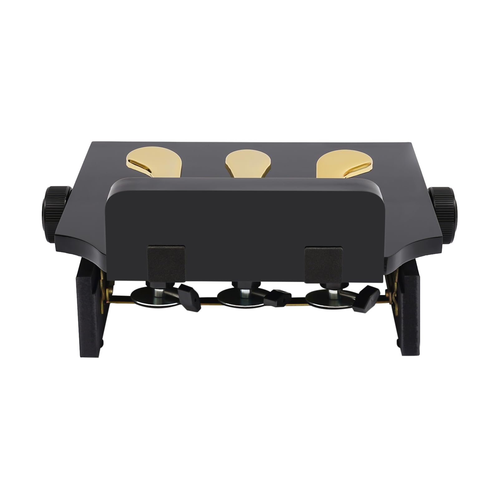 Klavier Pedal Extender, Pedalerhöhung Klavier Klavier Pedal Extender Bank für Kinder, einstellbare Höhe Klavier Pedal Extenders Bank mit 3 Pedalen für Kinder entwickelt - Schwarz