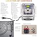 HONGUT Bluetooth Vinyl Stereo Record Player, 3-Speed Stereo Turntable CD Player Music System with Dual Cassette Deck, Digital Alarm Clock FM Radio Coded CD Tape with Remote Control