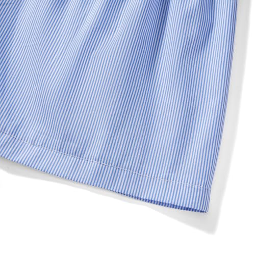 Image of Y2k Plaid Shorts Cute Baggy Ginghem Boxer Shorts for Women Checked Lounge Pajama Bottom Preppy Sleep Pj Shorts