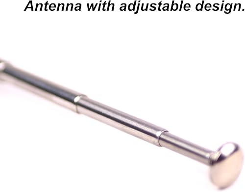 Miniatura 7 de GRA-HF750T HF Antena telescópica de frecuencia ajustable multibanda 7MHz-50MHz para radio FM QRP, Gabil