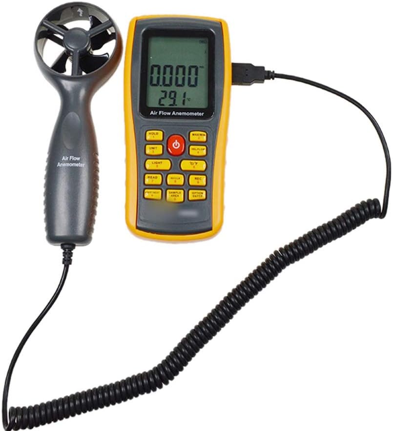 Wind Speed Meter Air Flow Meters for Measuring Speed,Air Volume Digital