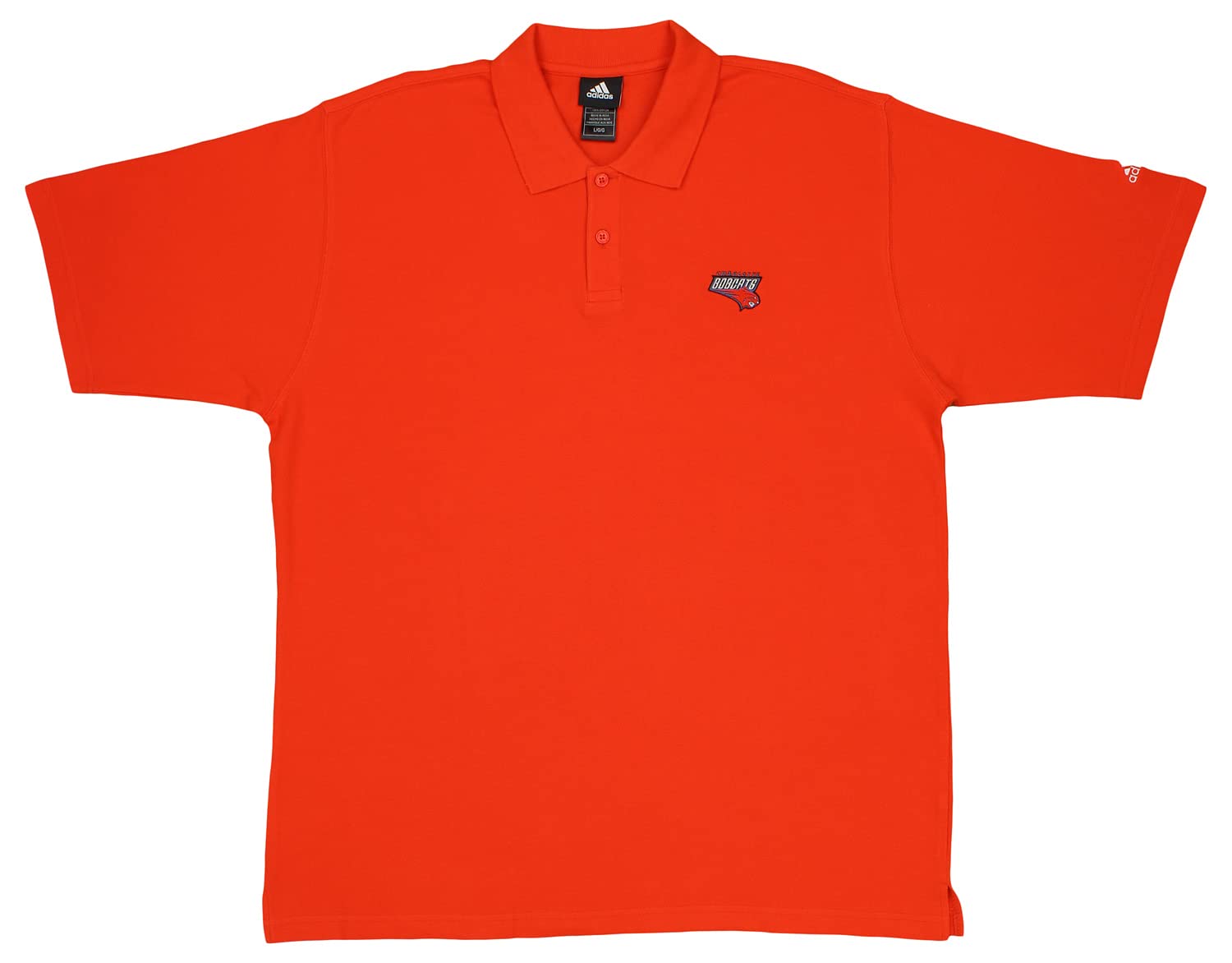 adidas NBA Men's Charlotte Bobcats Orange Polo (X-Large)