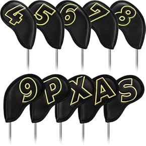 スタッズ付きヘッドカバー　５個セット smart-park_golfcover-110