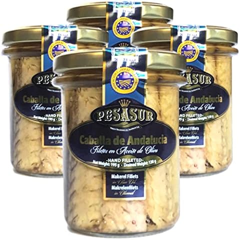 Soldimar Pesasur Mackerel Fillets in Olive Oil 195g (Pack of 4) Cover