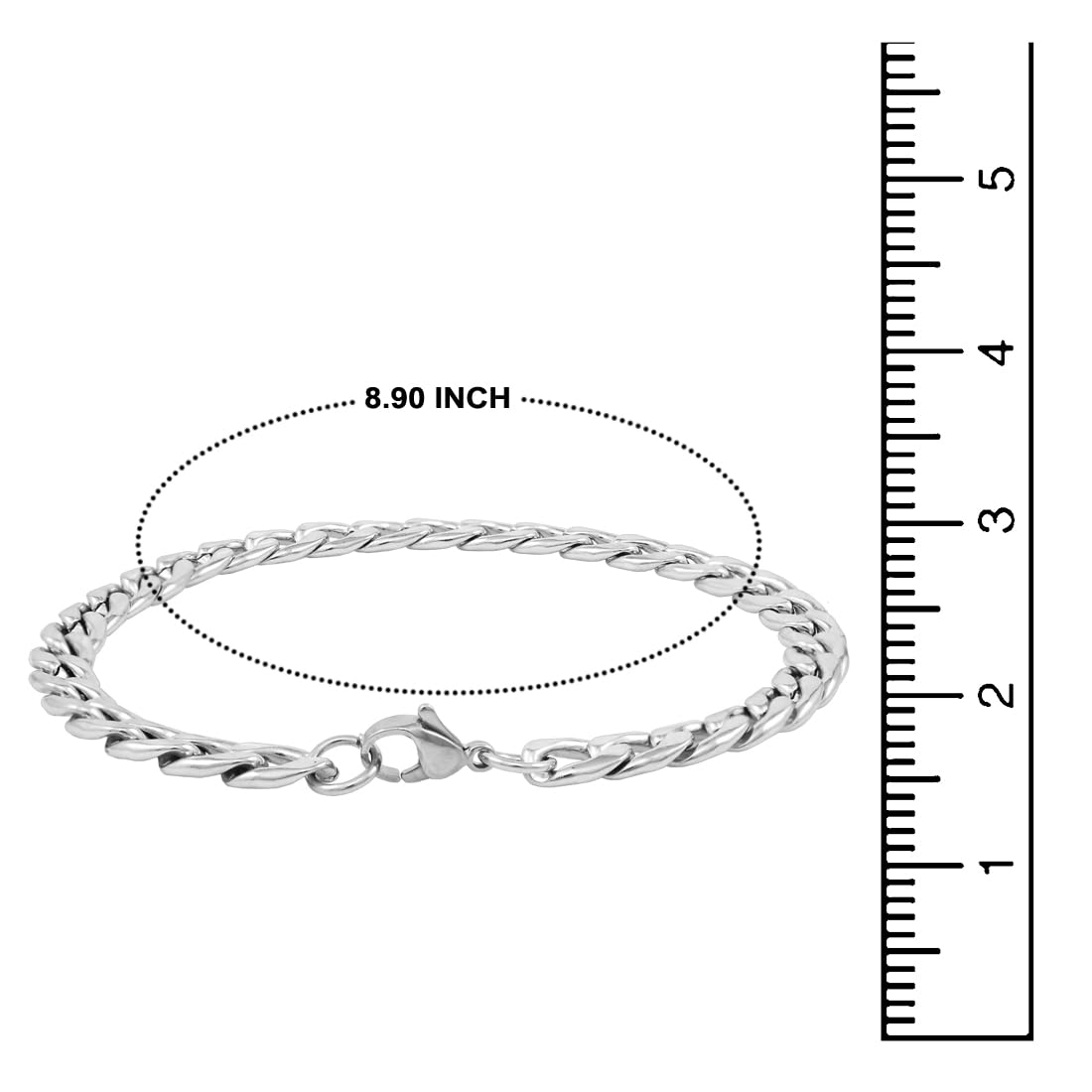 Stainless Steel Wrist Bracelet Combo (Gold Silver + Silver)
