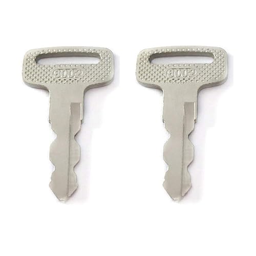 QTMY Paquete de 2 llaves para carrito de golf Yamaha PTV 10+ Code 8002