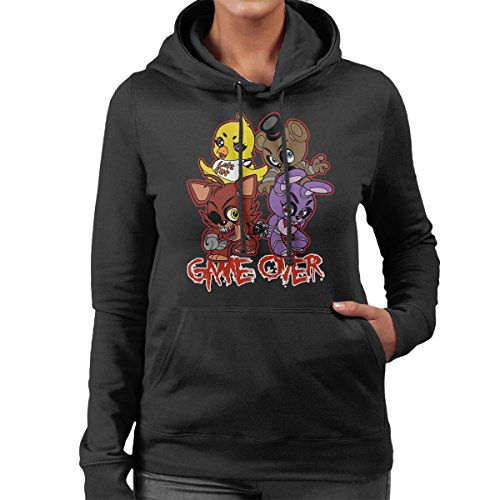 Cloud City 7 Five Nights at Freddys Characters Women's Hooded Sweatshirt