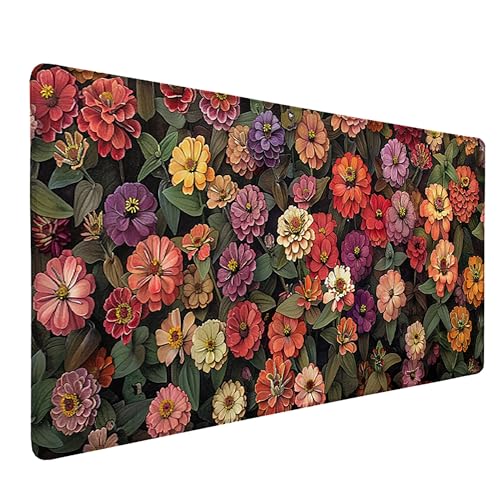 Zeipopge Color Alfombrilla RatóN 1500x800 Flores Optimada para Sensores De Juegos Alfombrilla para Computadora con Base De Goma Antideslizante, para RatóN con Cable O InaláMbrico Pc/Mac S-6