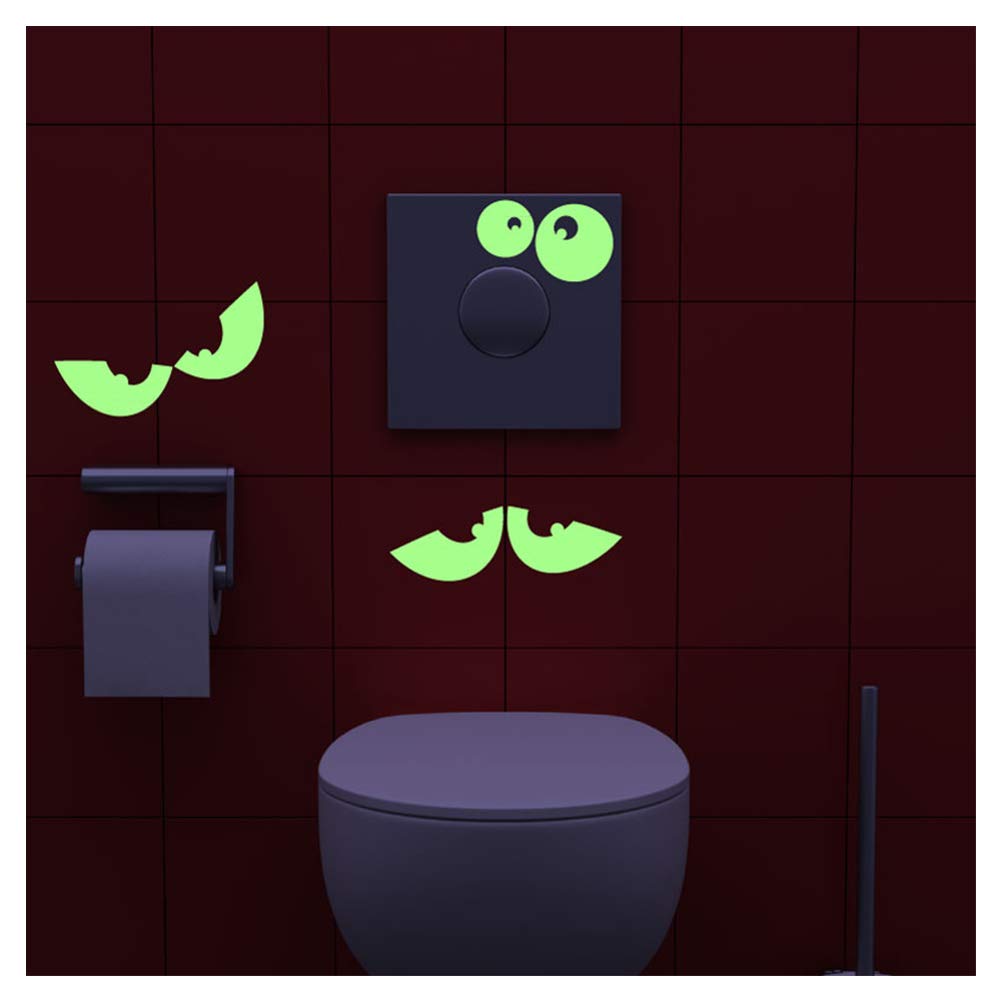 Ambiance Sticker Glow in The Dark Eyes Set 10 x 25 cm, Eyes1, 10x25