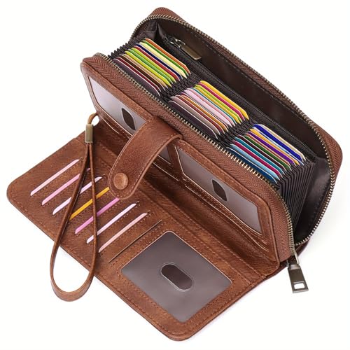 Wallet Women, Women's RFID Blocking Long Wallet for Women, Daily Use & Gifting (Black)3