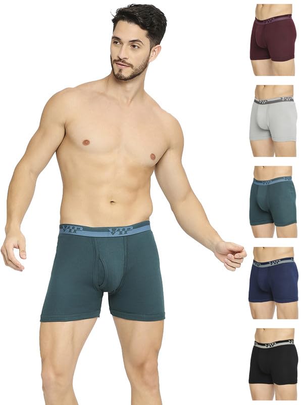vip Ultra Super Combed Cotton Trunks for Men | Ultra Soft Fresh Underwear Trunks - Assorted (Pack of 6)-picture-17