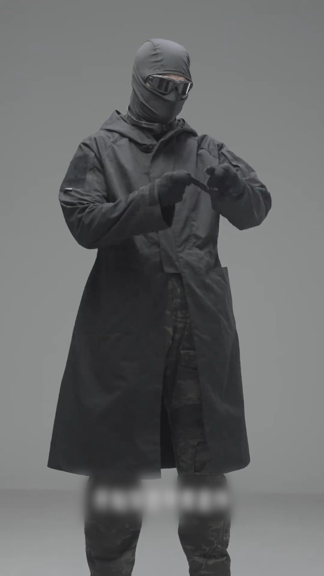 Amazon.com: XURUYI TRN Industrial 2.0 Tactical Long Coat with Hood