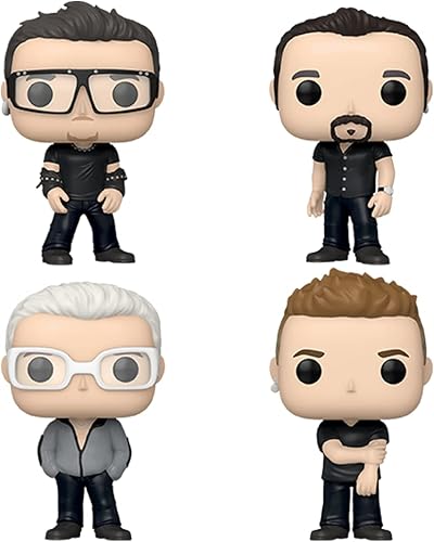 Miniatura 2 de Funko Pop! Álbumes Deluxe: U2 - Pop, Bono, The Edge, Larry Mullen Jr, Adam Clayton