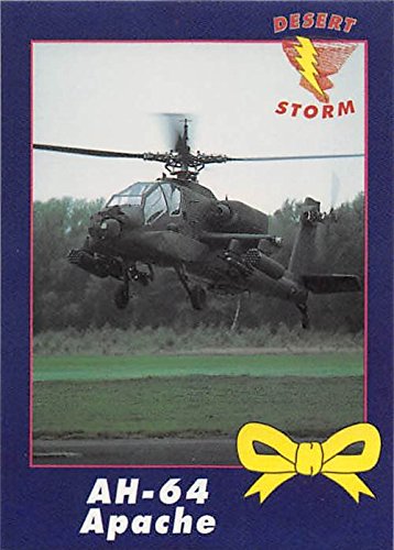 EarthQuakerDevices Helicopter Party クローン AH-64 Apache Attack Helicopter trading card (Desert Storm) 1991
