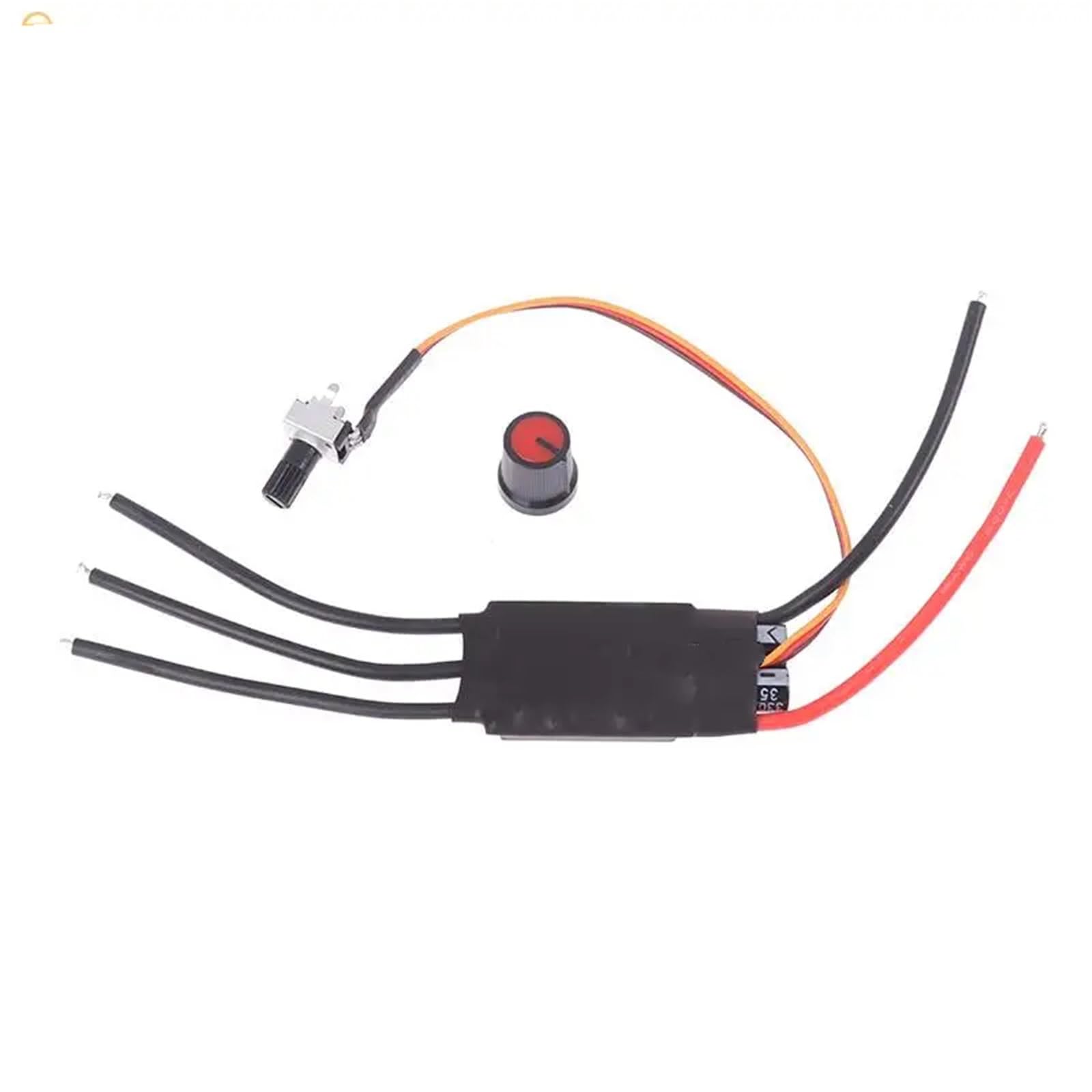 Per BLDC Trifase Brushless Motor Driver Regolatore Velocità Con Potenziometro Modelli RC Aggiornamenti Parti Modello Accessorio Crawler Veicolo ESC RC