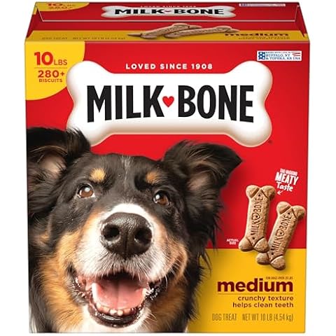 Milk-Bone Original Biscuits, Medium Dog Treats, 10 Pound Box Cover
