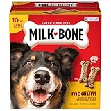 Milk-Bone Original Dog Treats Biscuits for Medium Dogs, 10 Pound