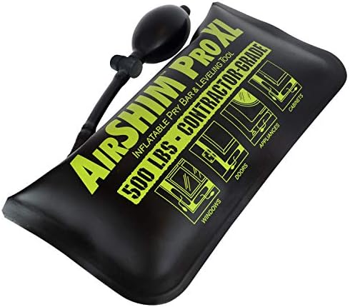 Calculated Industries 1194 Air Shim XL Inflatable Pry Bar and Leveling Tool; 500 LB Load Holding Rating; Contractor-Grade Alignment Pump Wedge