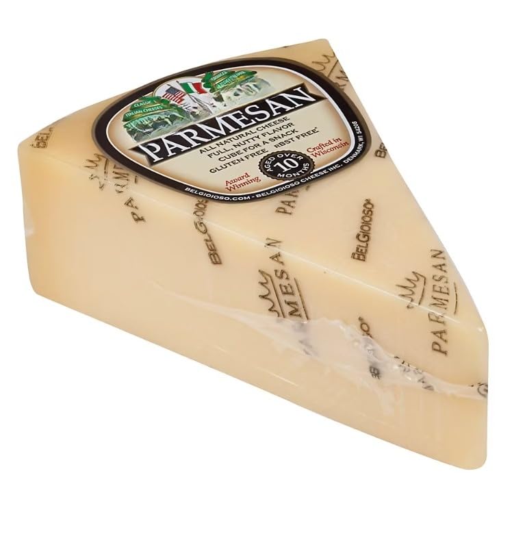 Natural Parmesan Cheese , Crafted with fresh milk in Wisconsin, America's Dairyland , rBST free , Gluten free , Sweet, nutty, full-bodied flavor , Made with fresh milk gathered from local Wisconsin farmers . [16 oz , 1 lb ]