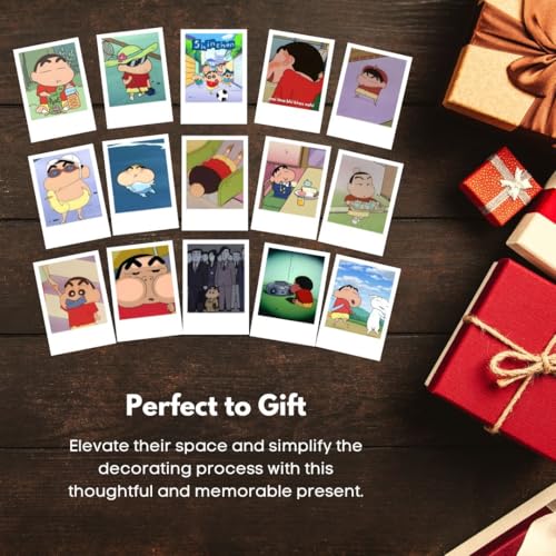Image of Funk You Store Shinchan Poster | Shinchan Cartoon Mini Posters (Set of 15) | OG Shinchan Posters funny memes Polaroids Sized (8 x 6 cm) Posters for Phone Accessories, Bedroom, Office, room decoration