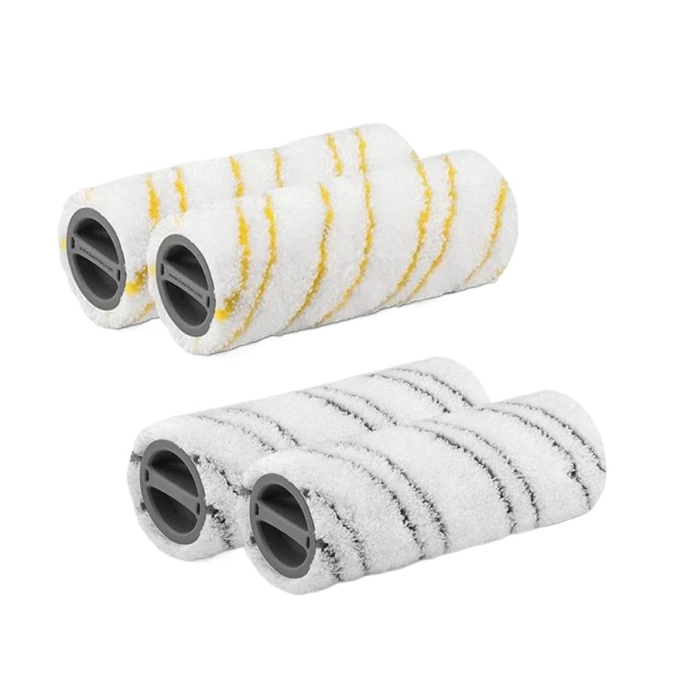 Ersatzwalzenbürste, kompatibel mit FC3 FC5 Bodenreinigern(4pcs)