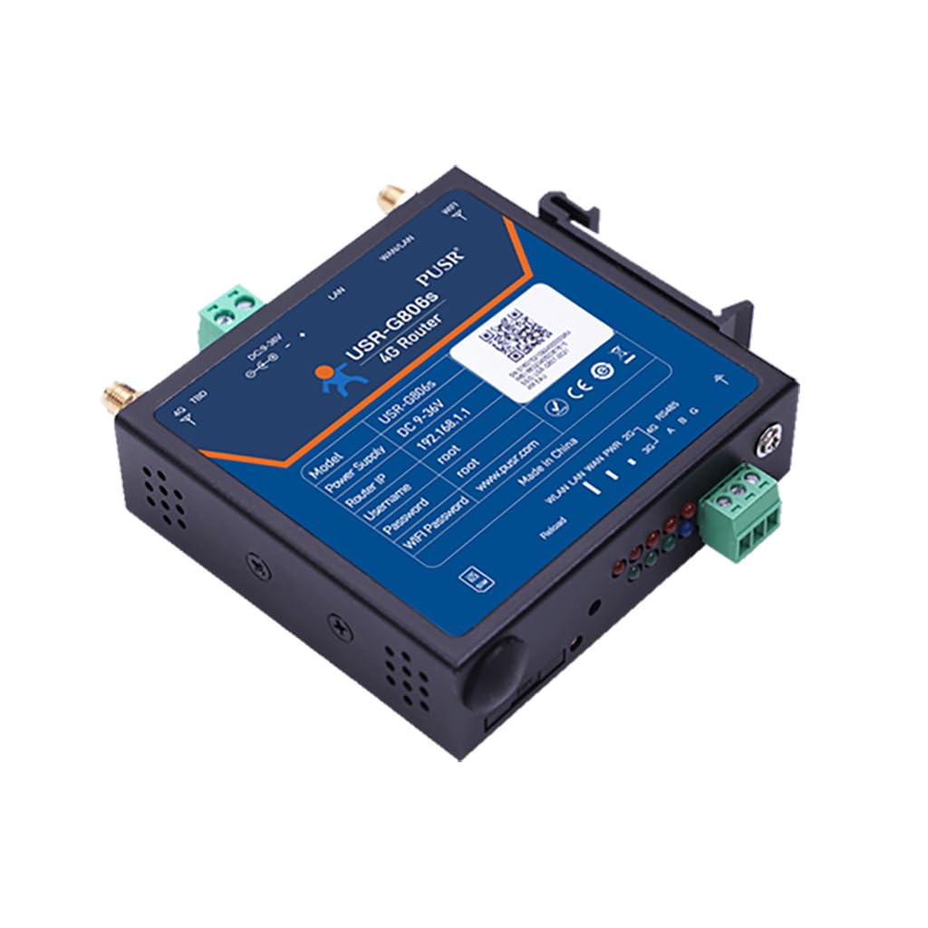 USR-G806s-G Industriale 4G LTE, Wi-Fi, RS485, GPS e VPN Router con GNSS