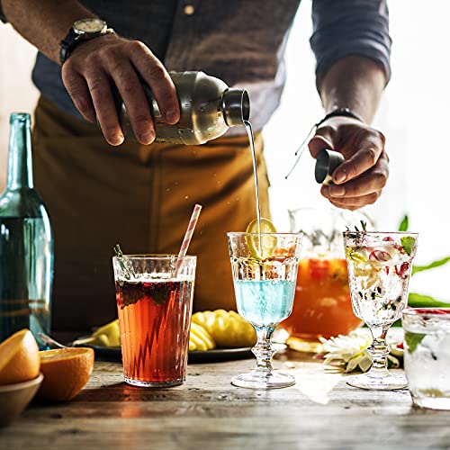 MoYouno 5-delige cocktailset, cocktailshaker 550 ml, 304 roestvrijstalen staafgereedschapsset, barman-set… - Afbeelding 3