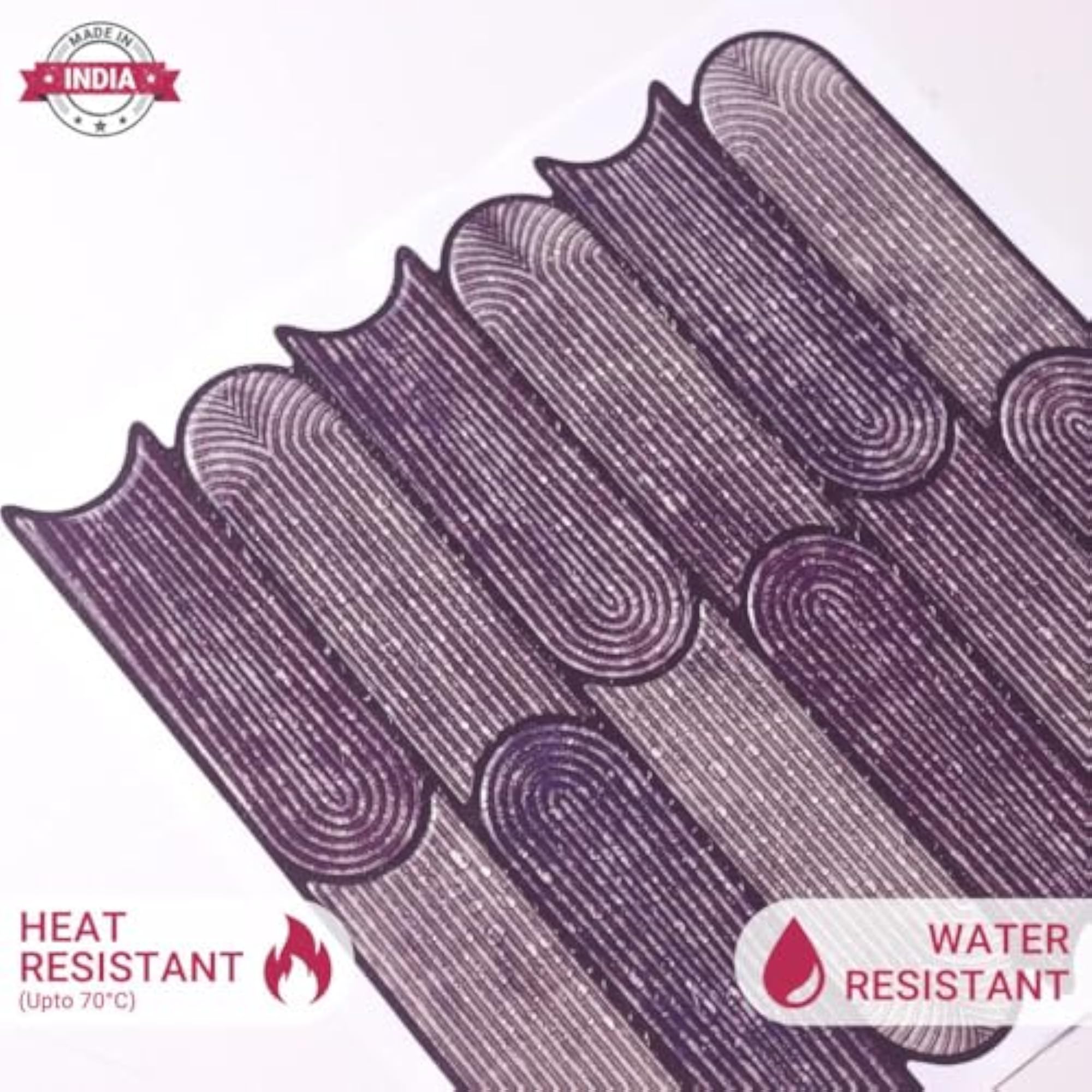 3D Teal & Purple Peel & Stick Tiles, Easy DIY Backsplash