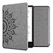 Produktbild kwmobile Hülle kompatibel mit Amazon Kindle Paperwhite (11. Gen - 2021) - Kunstleder eReader Schutzhülle - Aufgehende Sonne Grau