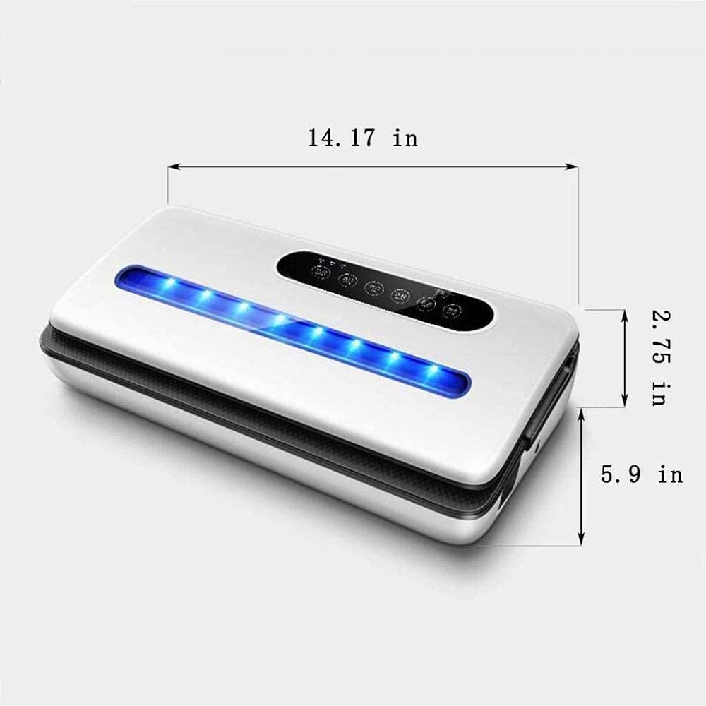 Envasadora al vacío automática Sellador al vacío Automático Máquina selladora al vacío Sellador de alimentos automático para el hogar para ahorradores de alimentos Modos de alimentos secos