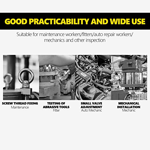 52Pcs Thread Pitch Gauge Sae Stainless Steel Screw Pitch Measuring Tool Screw Thread Pitch Cutting Gauge Tool Multi Purpose (Metric&British Whitworth(52Pcs)) #TOP4