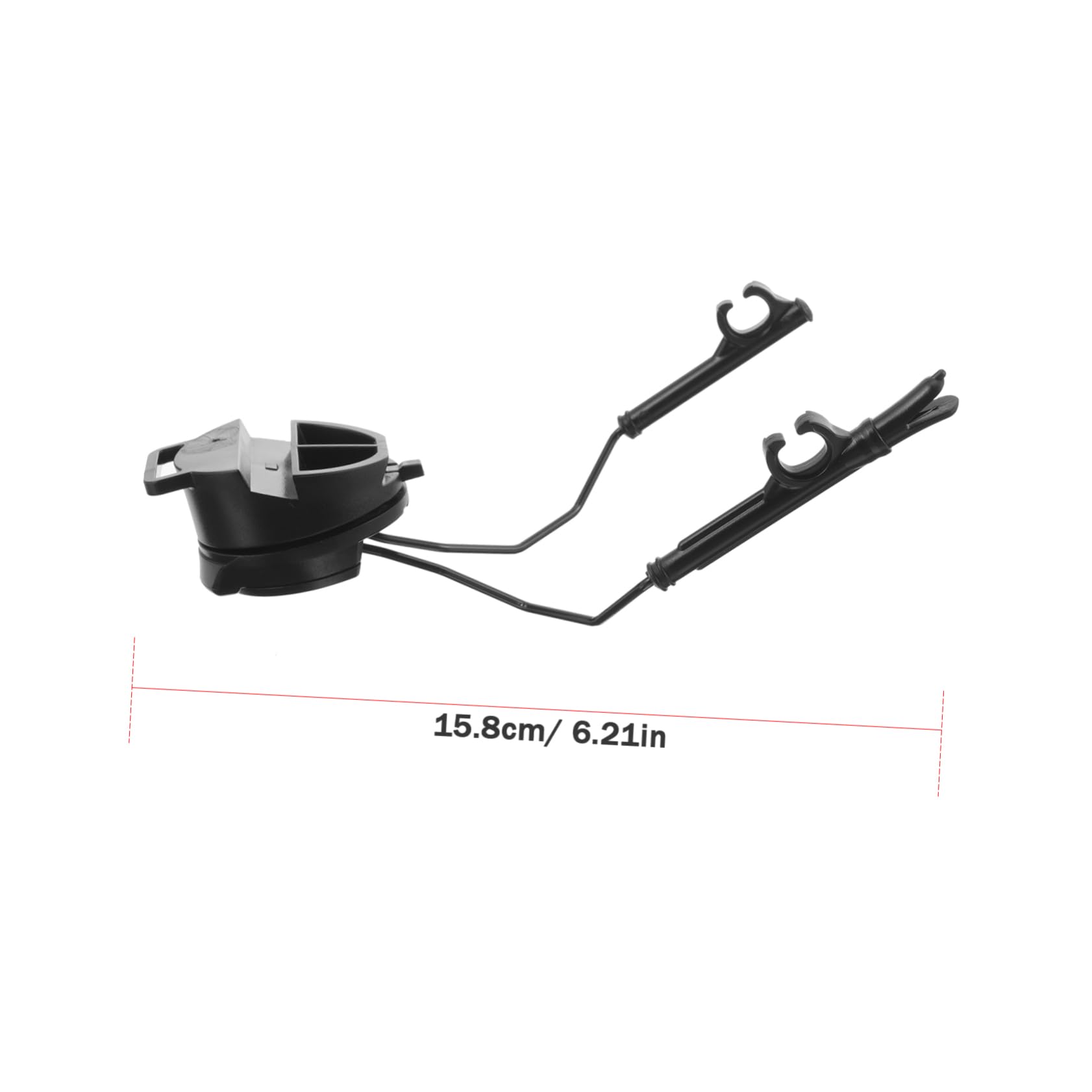 LIOOBO Daily Use Headphone Holder Helmet Rail Outdoor Helmet Adapter Small Headphone Rack