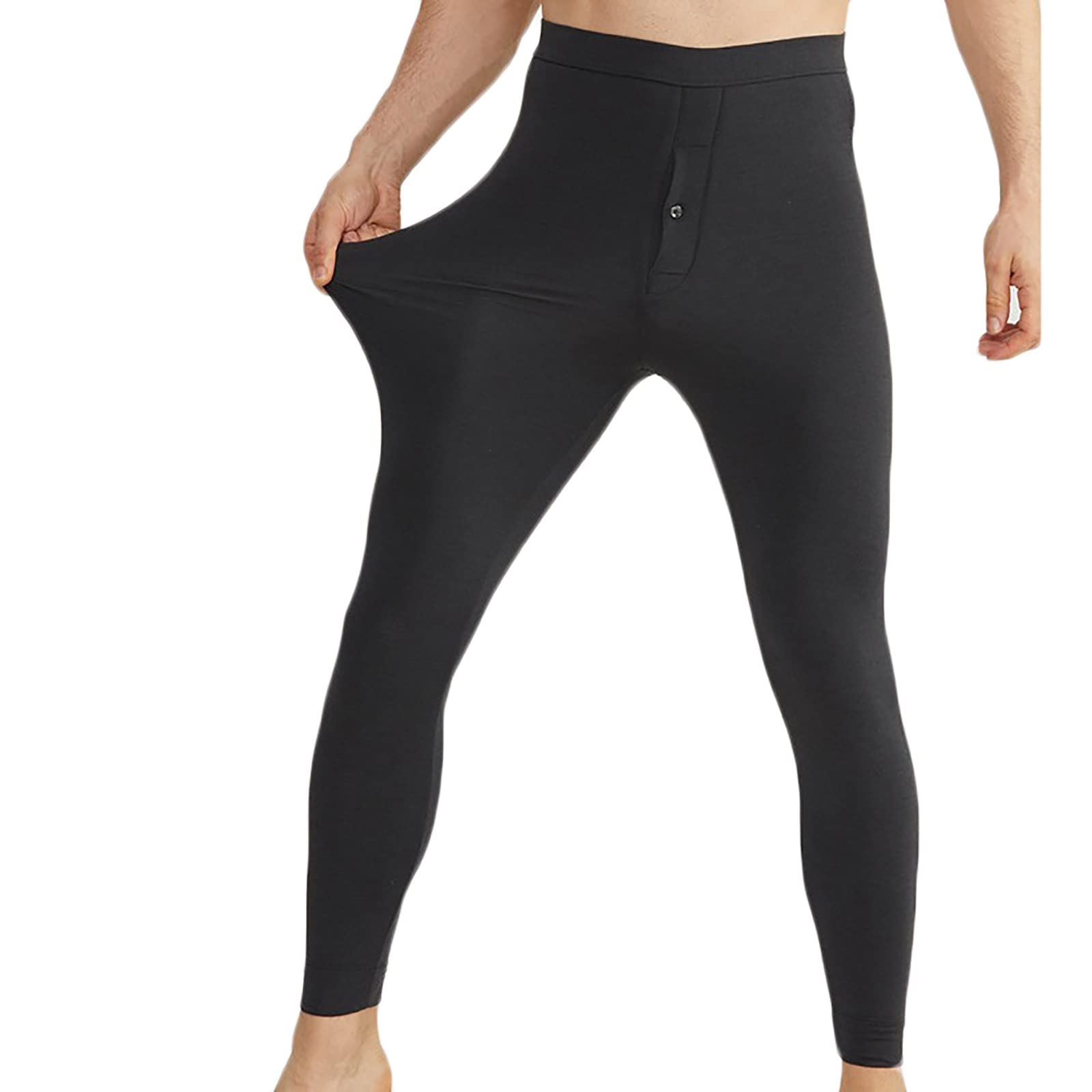 G&F Pantaloni Intimo Termico Bottoms Mutandoni per Uomo Tenere Caldo Livello Base Leggings Pantaloni Inverno