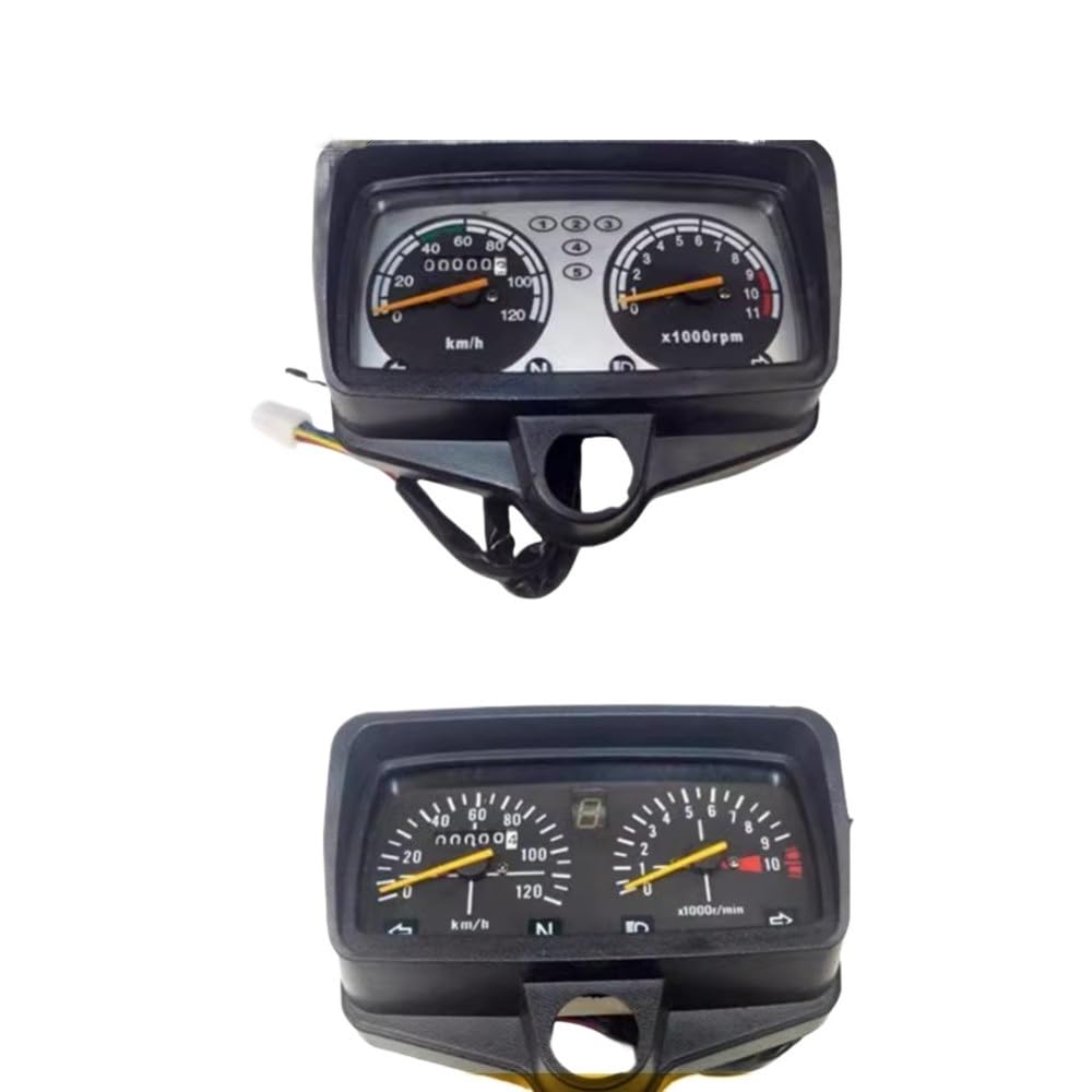 Motorcycle Odometer Motorcycle Instrument Assembly Meter Odometer for CG125 ZJ125 XF125 Tachometer Assy