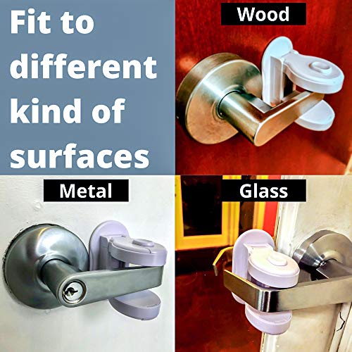 image for GEN We-Guard Child Proof Door Lever Lock – New Upgraded Design - Set