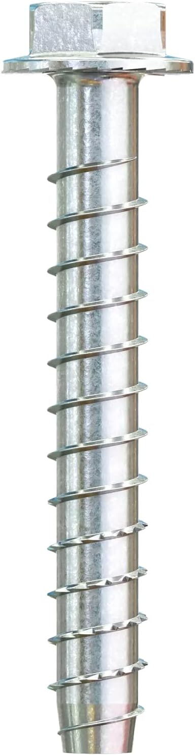 Simpson Strong-Tie THD50400H 1/2 Inch x 4 Inch, Hex Washer Head, Zinc Plated Titen HD Heavy-Duty Screw Anchor for Concrete, Easy Installation (Pack of 20)