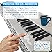 HQRP Elastic Dust Cover w/Bag compatible with Medeli SP3000 / SP4000 / SP4200 / SP5500 / SP5500S, Nord Stage 2 EX 88 / Piano 2 HA88 / Stage 88 / Piano 88 Electronic Keyboard Digital Piano