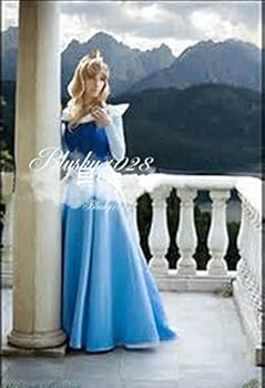 Amazon.co.jp: [blusky1028] コスプレ衣装 ディズニー 眠り姫 オーロラ