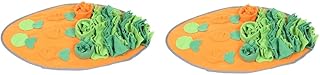 Didiseaon 2 Peças Almofada De Cheirar Comida Lenta Tapete De Coelho Tapete De Forrageamento Tapete De Snuffle De Cachorro Tapete De Comida Escondido Tapete Alimentador De Feno De Coelho