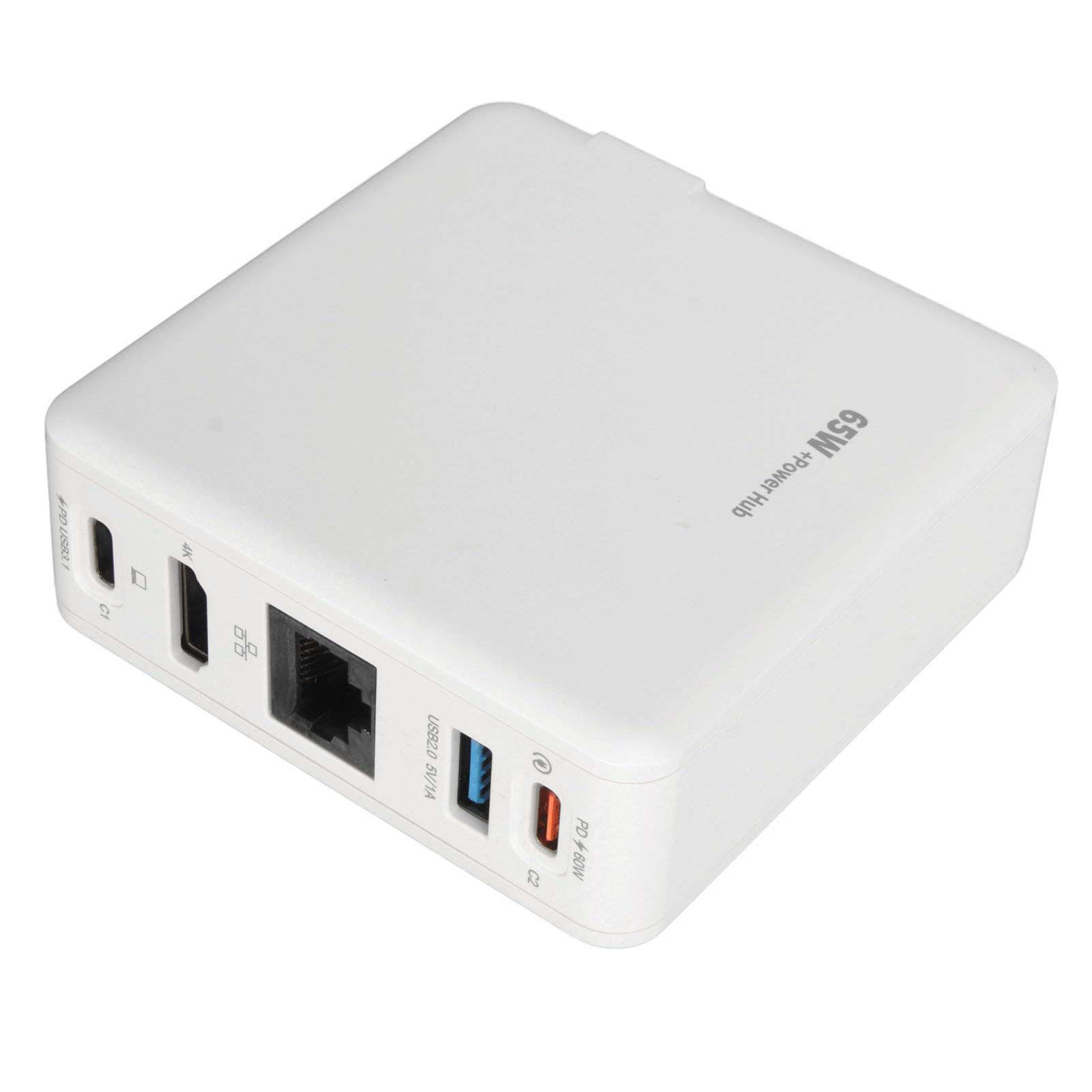 Adaptador de Cargador de Base, Estación de Acoplamiento de TV, Carga Rápida PD65W Plug and Play para Consolas (Enchufe Europeo)
