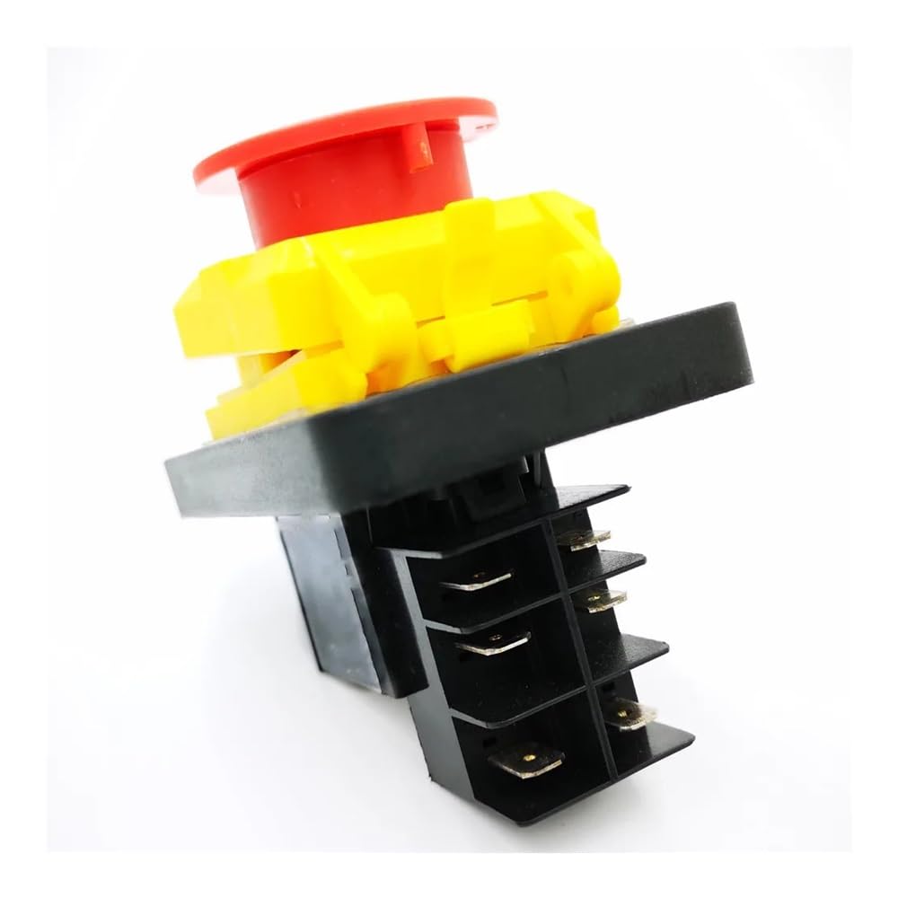 CK5-11 AC250V 6-Pin Start Stop No Volt Release Push Button Switch Common to woodshop and Metalwork Machines