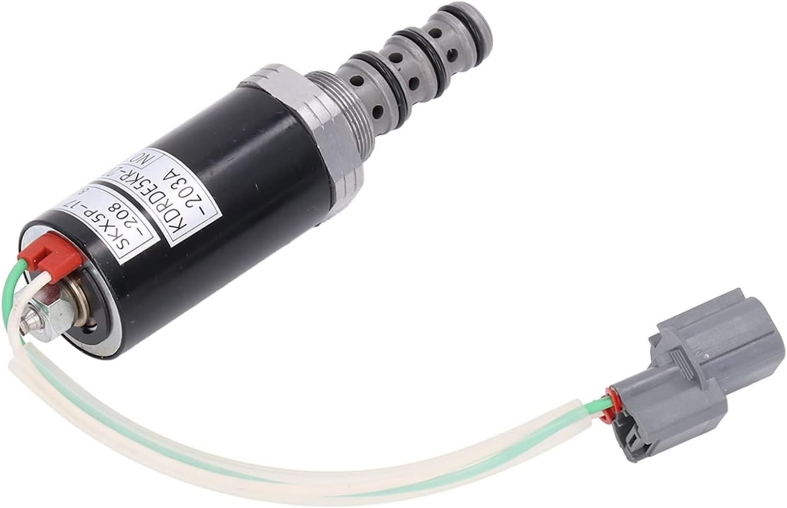 SK200 2 Excavator Solenoid Valve DC24V Stainless Steel
