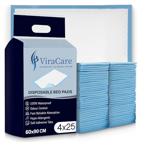 100x Incontinence Bed Pads, 60x90cm