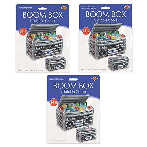 Image of Beistle Inflatable Cooler - 50's & 80's Party Decorations, Drink Containers, Beverage Cooler, Music Themed Decorations: Decades