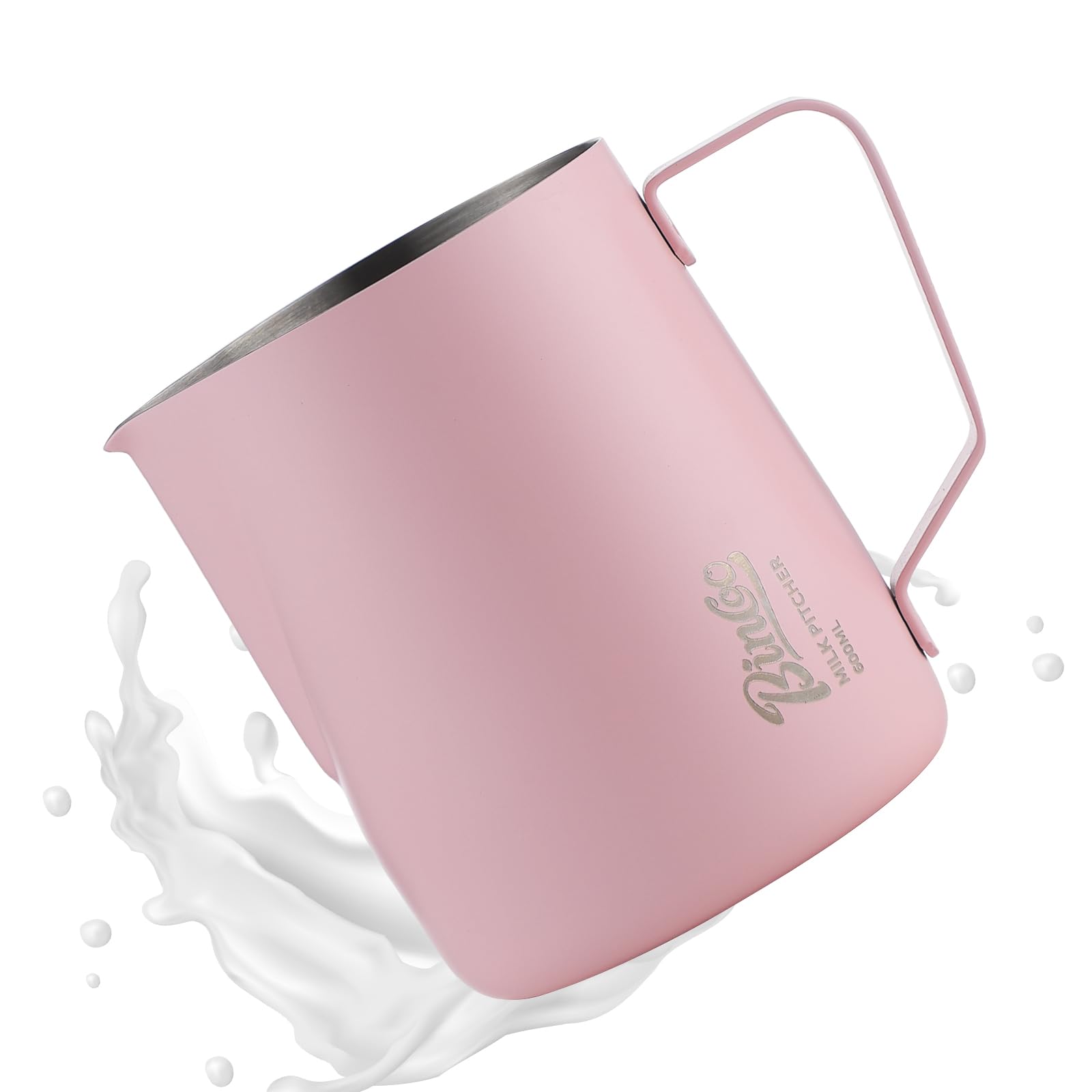 Amazon.com: Milk Frothing Pitcher - 350ml/12OZ Pink Milk frother